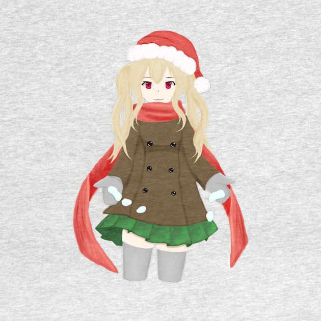 Christmas Anime Girl by Elina145